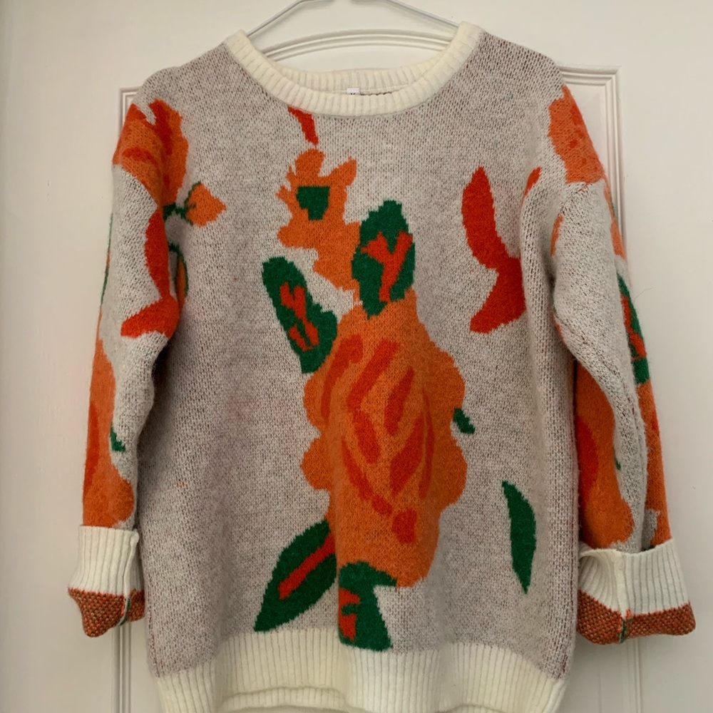 Floral Sweater